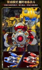IN US ！！ Transformers Bumblebee Arm 1:1 Wearable Voice Control LED Light Hand
