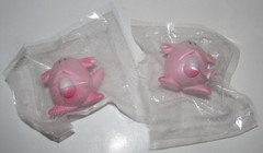 Pokemon Chansey Figurine 1.5” Pearl Pink Egg Figure Sealed (Lot of 2) (OT3)