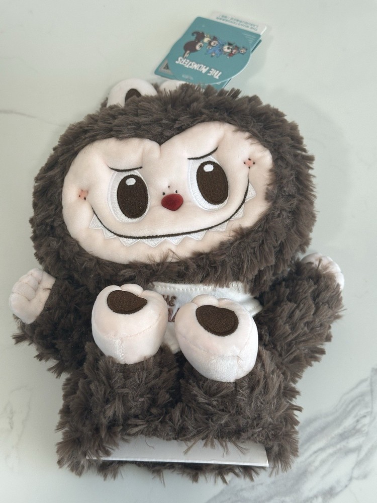 Authentic THE MONSTERS Sweetheart Series Brown Plush Hand Puppet PopLand New