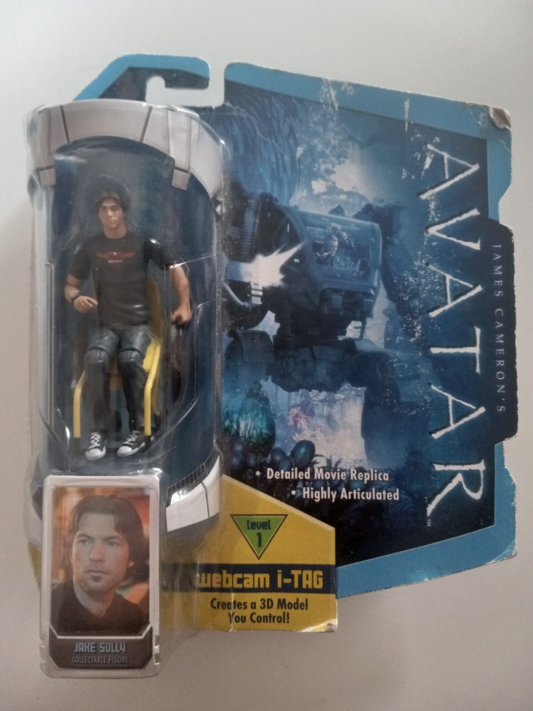 James Cameron’s AVATAR Jake Sully Action Figure webcam i-Tag R2291 Mattel