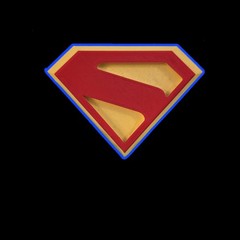 Superman 2025 logo Wall Magnet 3 inch Decor
