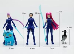5pcs/Set Kpop Demon Hunters Figure Toy PVC Model Cartoon Gaming Peripherals