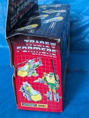 🟢🟡 Vintage G1 Transformers GHIBLI Springer w box GiG Italy 1986 🟡🟢