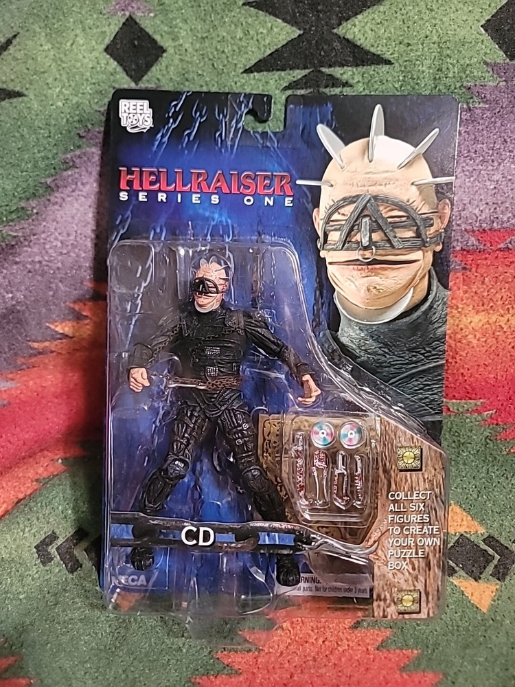 Vintage Hellraiser Series 1 CD Action Figure Reel Toys Neca 2003 Bloody Version
