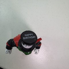 Vintage TMNT Raph The Magnificent Magician Figure Bodacious Birthday 1992