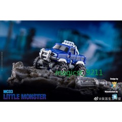 DR.WU Little Monster Action Figure TOY 8CM MC03T Wheelie Trucks Robots PVC/ABS