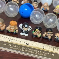 Lot 42 WWE WWF ECW WCW Mini Squinkies Wrestling Figures Tiny 0.75″ Tall CENA BAG