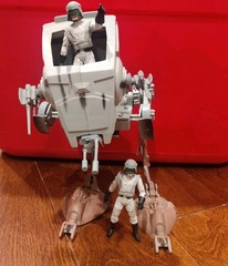Star Wars AT-ST Scout Walker 1995 Kenner With TVC Driver Action Figures VC192