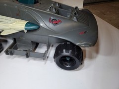 GI Joe 1990 Cobra Hammerhead for parts Incomplete With Pod Submarine