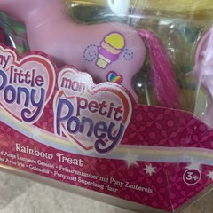 My Little Pony G3 Vintage Euro Rainbow Treat SLH Exclusive Super Long Hair Boxed