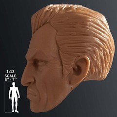 Dr. Phibes House Of Wax Vincent Price Custom Head Cast 1:12th scale
