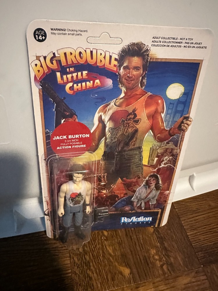 Funko ReAction Big Trouble in Little China Jack Burton Action Figure