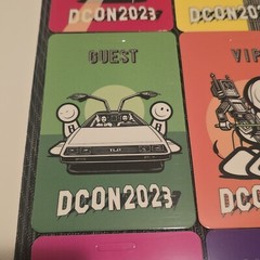 DesignerCon 2023 Set Of 9 Badges By The London Police DCON