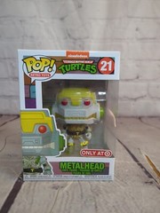 NIB Funko Pop! Teenage Mutant Ninja Turtles METALHEAD # 21 Target Exclusive