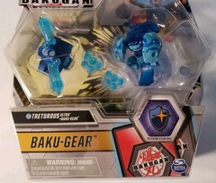 Bakugan Ultra Blue Tretorous Transforming Baku-Gear Armored Alliance Spin Master