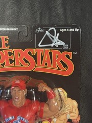 LJN WWE Wrestling Superstars John Cena Figure Blue Card Signed Target Exclusive