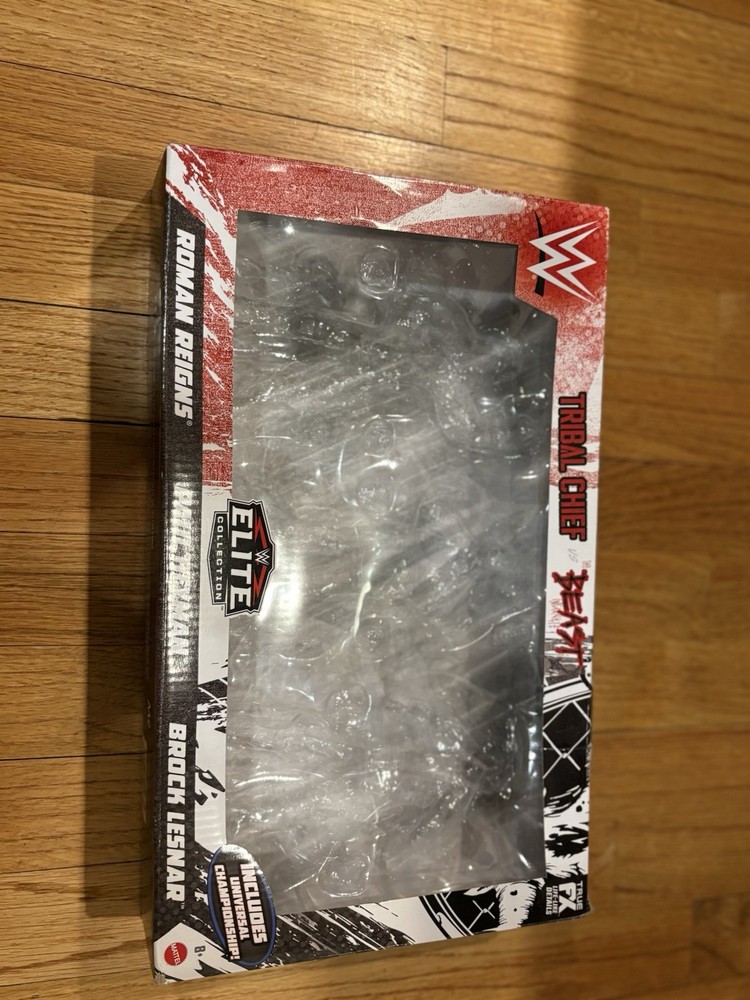 WWE Roman Reigns Paul Heyman and Brock Lesnar 3-pack BOX ONLY! NO FIGURES