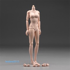 1:6 Scale TQ05 Flexible 12″ Jointed Female Action Figure Body Soldier Toys Dolls
