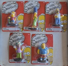 The Simpsons Figurines Monogram International 2015 Complete Set Of 5 Sealed