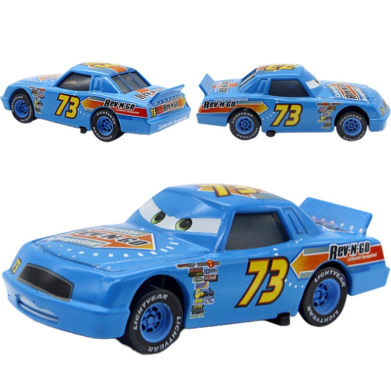 Set of 2 Disney Pixar Car No.73 REV ‘N’ GO Hauler Truck Alloy Model Car Boy Gift