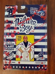 Ric Flair Last Match Major Bendies Bloody Variant Wrestling Figure MWFP W/Card