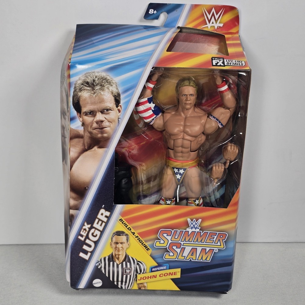 WWE Elite Summer Slam Lex Luger 2024 Figure BAF John Cone NEW Box Wear*