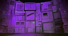 Transformers Vintage G1 Masterpiece Studio Series Decepticons Diorama Backdrop