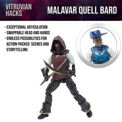 Malavar Quell the Bard -Vitruvian H.A.C.K.S. 1:18 Scale Action Figure