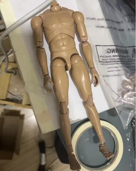 MX02-B 1/6 Europe Skin Male Super Flexible Joint Body 12” Action Figure Doll