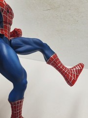 *WORKS* Marvel 2002 SpiderMan Kicking Punching 13″ Hero Action Figure Tobey