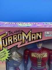 Vintage Tiger Electronics 13 1/2in Talking Turbo Man Action Figure NEW UNOPENED