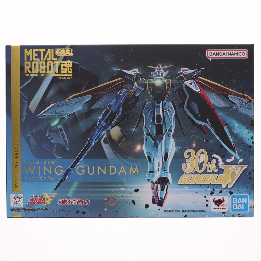 METAL ROBOT Damashii Wing Gundam W Ver ANIME Diecast Opened Used Japan
