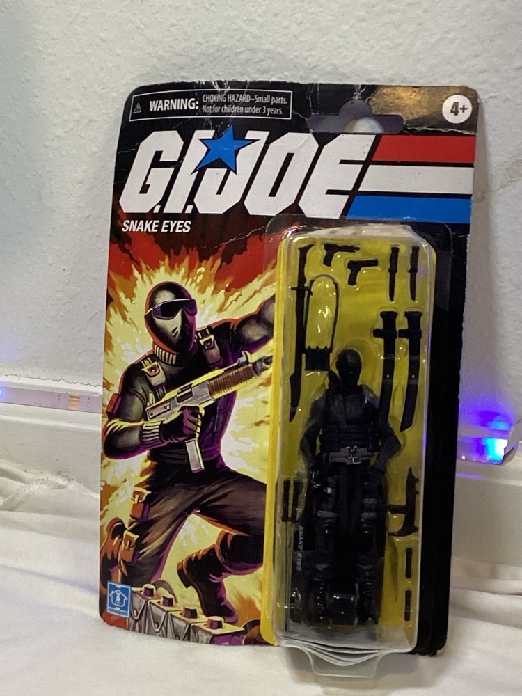 GI Joe Hasbro Retro Collection SNAKE EYES 3.75″ Walmart Exclusive Action Figure