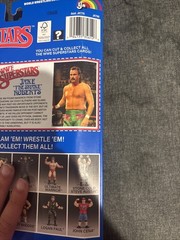 WWE Mattel Superstars Jake The Snake Roberts LJN Retro Wave 3 Blue Card DAMAGED