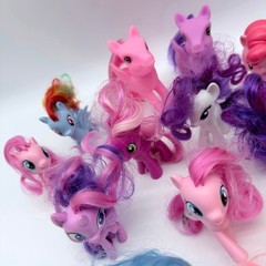 My Little Pony Lot Of 15 Brushable 3.5″ Mini Figures MLP Hasbro Various Years