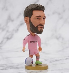 Lionel Messi Inter Miami CF 2.5″ Soccer Figure – Pink Kit Football Legend Mini