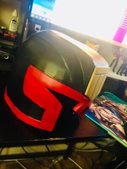 JUDGE DREDD Cosplay Helmet 3D Printed Raw DREDD