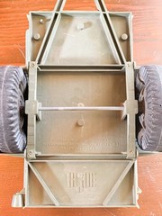 Vintage 1965 Hasbro GI JOE Official Military Jeep & Trailer 7000 Patent Pending