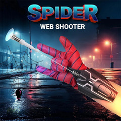 Spider Man Launcher Glove 2.0 Upgrade USB Cosplay Spider String Web Shooter Toys