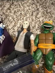 Neca TMNT lot If 7 Action Figures. Come With Some Of There Accessories See Pics