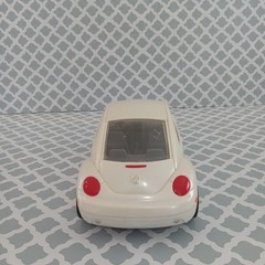Lanard Toys Volkswagen VW Beetle Wow Action Girls White Car 1999 Vehicle