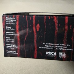 NECA Terrifier Ultimate Art The Clown Blood Soaked Action Figure New In Box