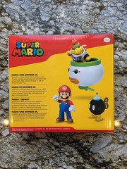 JAKKS Pacific Super Mario Mario, Bowser Jr. & Bob-omb Action Figure Set