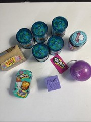 Lot Of 5 2014 SHOPKINS FOOD FAIR CIB Blind Pack Candy Jars Rare. S3 And Randoms