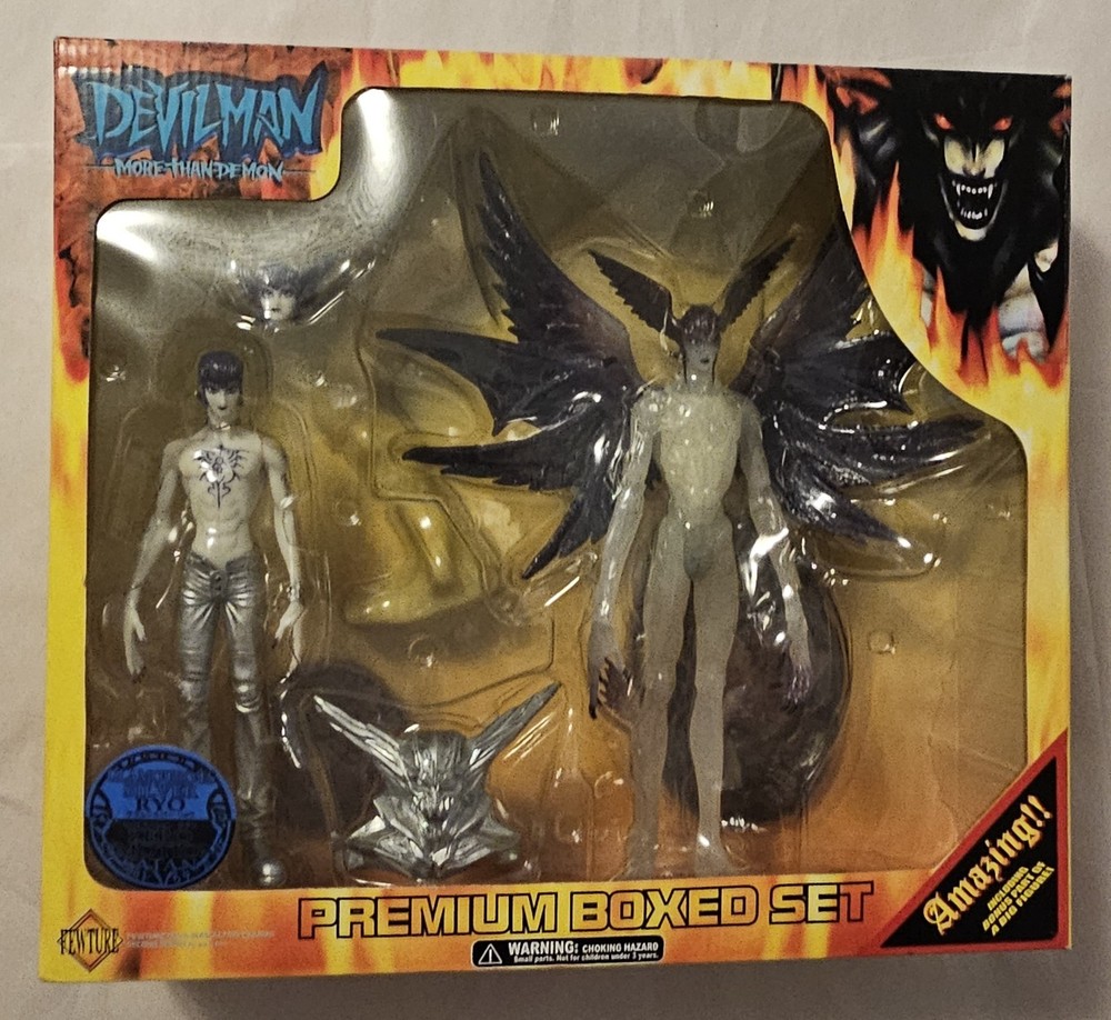 Devilman Figure Premium Boxed Set Ryo & Satan Fewture 2nd Series *Unopened*