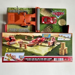 Disney Pixar Cars Frank Scape & Stunt Race 3 Vehicles Playset 2023 Brand New