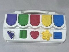 Vintage Disney Mattel Mickey Mouse Friends Pop-Up Baby Toy Poppin Pals