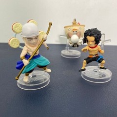 BANDAI Gashapon Figure One Piece Vol 7 naval battle of 6PCS Capsule Usopp Merry