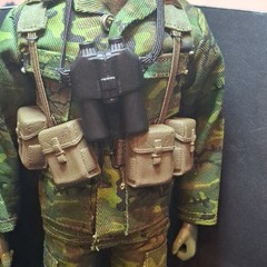Vietnam War Action Figure w Rifle Backpack Binoculars Knife Canteen Gear 12 inch
