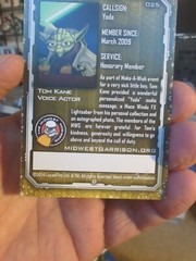 STAR WARS CLONE WARS YODA CW05 (2010 VHTF!) Autographed By Tom Kane Voice Actor